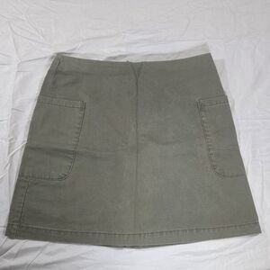 A New Day Olive Green Mini Skirt
